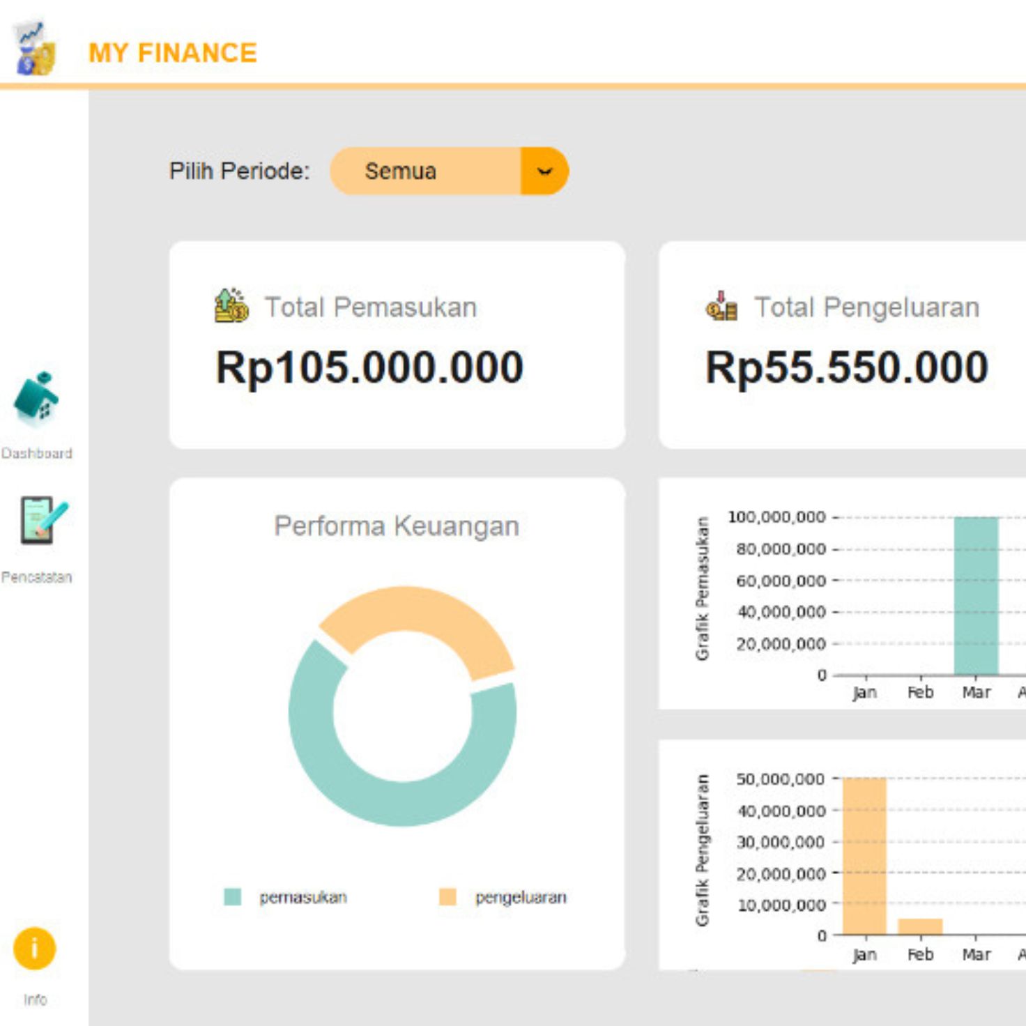 My Finance - A Desktop Application for Financial Record